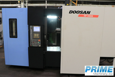 2010 DOOSAN HP4000 MACHINING CENTERS,HORIZ,N/C & CNC(Incl.Pallet Changers) | Prime Machinery