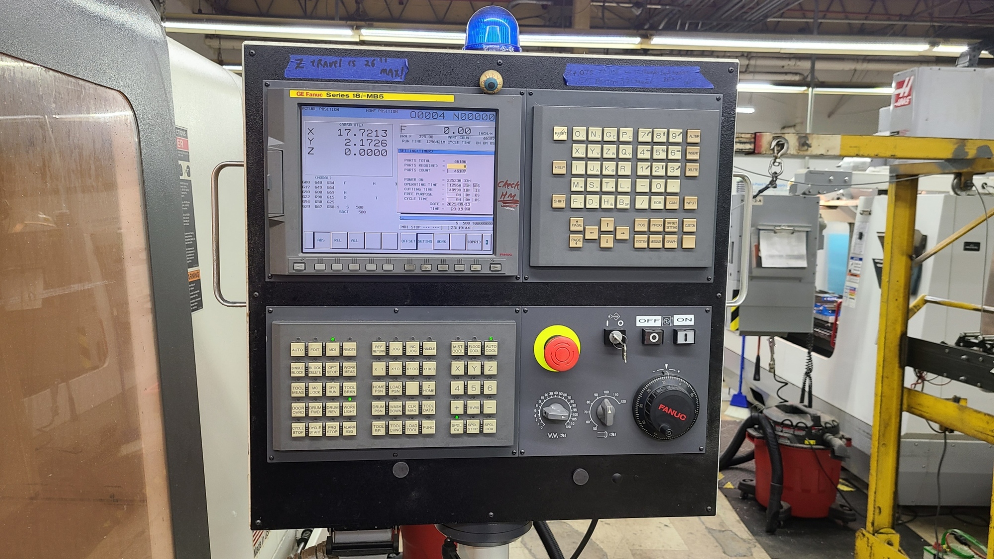 2006 FADAL 6030 HT MACHINING CENTERS, VERT., N/C & CNC | Prime Machinery