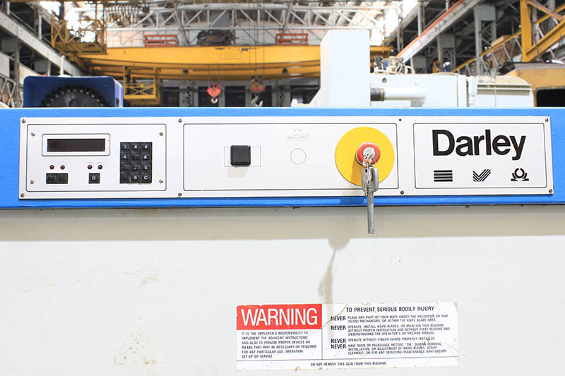 1987 DARLEY S2000X4 SHEARS, POWER SQUARING, N/C & CNC | Prime Machinery