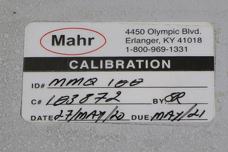2010 MAHR MARFORM MMQ 100 INSPECTION EQPT.(Incl.e-beam & optical mics)See also Testers | Prime Machinery (16)