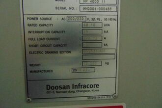 2014 DOOSAN HP-4000II MACHINING CENTERS,HORIZ,N/C & CNC(Incl.Pallet Changers) | Prime Machinery (19)