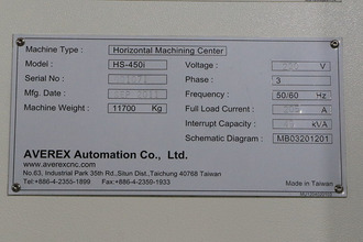 2011 AKIRA SEIKI HS 450I MACHINING CENTERS,HORIZ,N/C & CNC(Incl.Pallet Changers) | Prime Machinery (27)