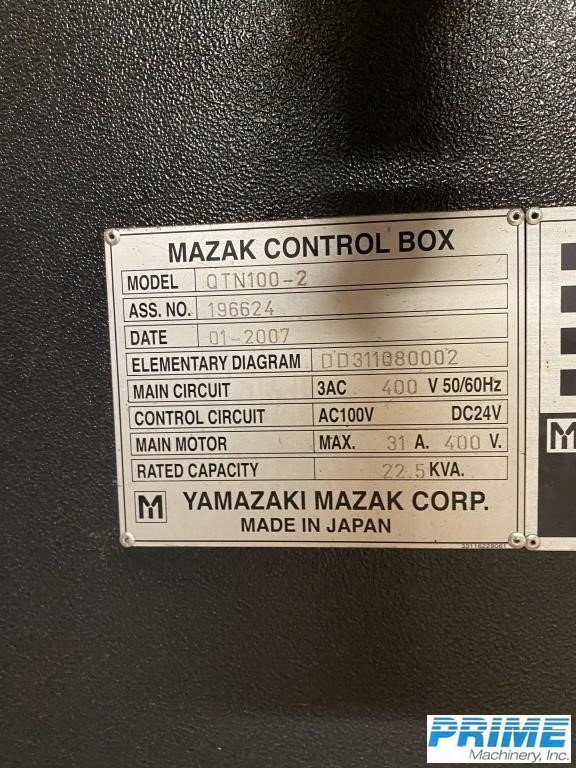 2007 MAZAK QTN 100-II LATHES, COMBINATION, N/C & CNC | Prime Machinery