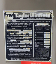 1997 TAYLOR WINFIELD EBB3-8-50 WELDERS, SPOT | Prime Machinery (8)