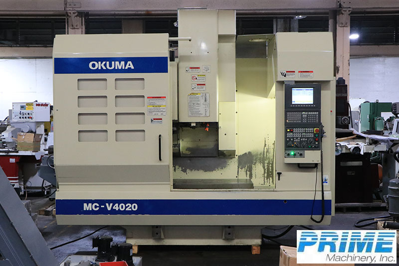 2005 OKUMA MC-V4020 MACHINING CENTERS, VERT., N/C & CNC | Prime Machinery