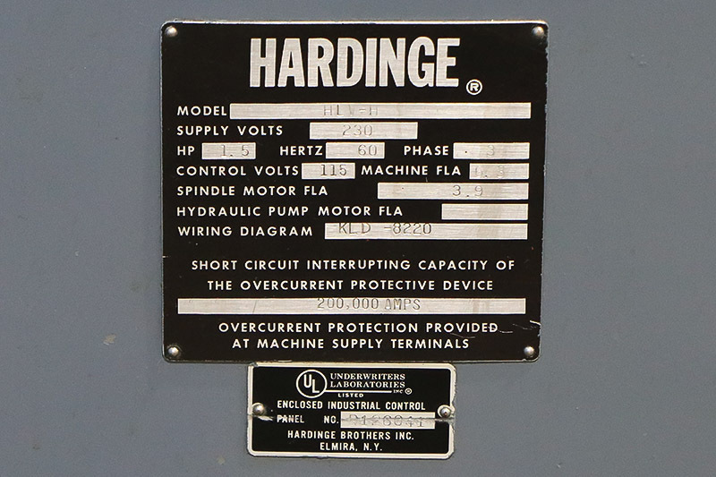 1985 HARDINGE HVL-EM LATHES, PRECISION, JEWELERS, TOOLROOM, Etc. | Prime Machinery