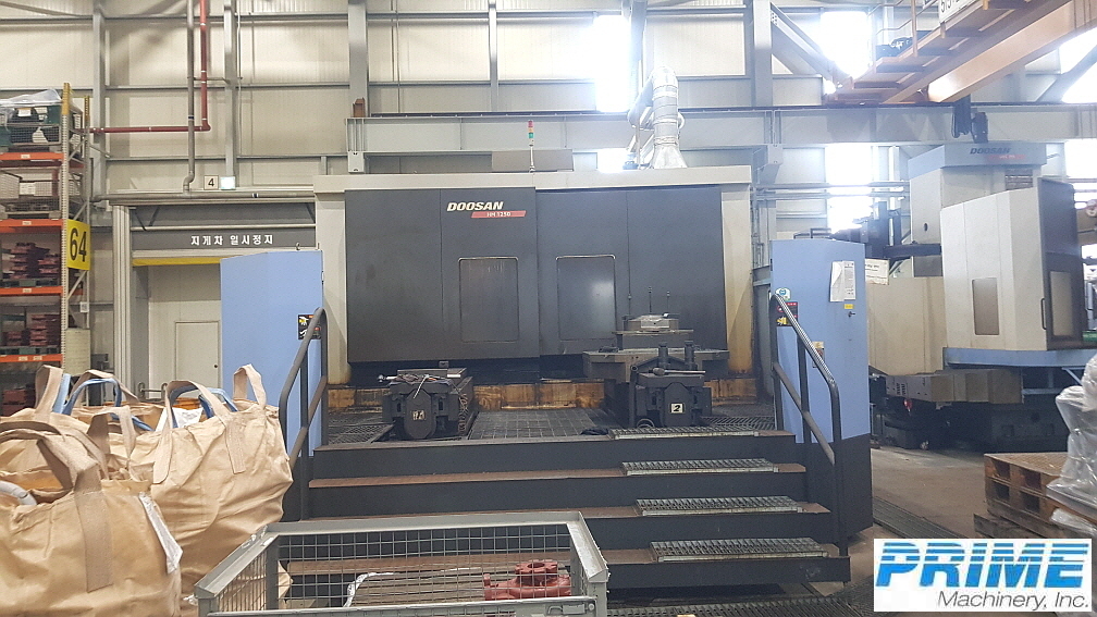 2013 DOOSAN HM1250 MACHINING CENTERS,HORIZ,N/C & CNC(Incl.Pallet Changers) | Prime Machinery
