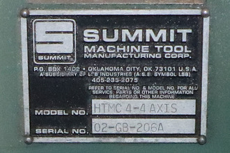 1996 SUMMIT HTMC-4 BORING MILLS, HORIZ., TABLE TYPE, N/C & CNC | Prime Machinery (18)