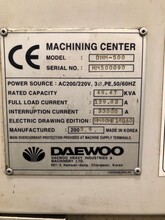 2002 DAEWOO DHM 500 MACHINING CENTER, HORIZONTAL CNC  | Prime Machinery (12)